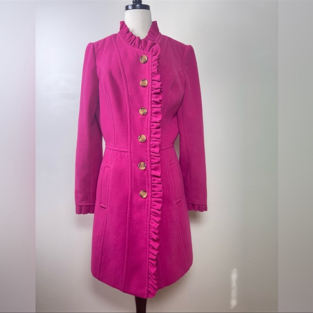 Anthropologie The Cue Cherqu Peacoat